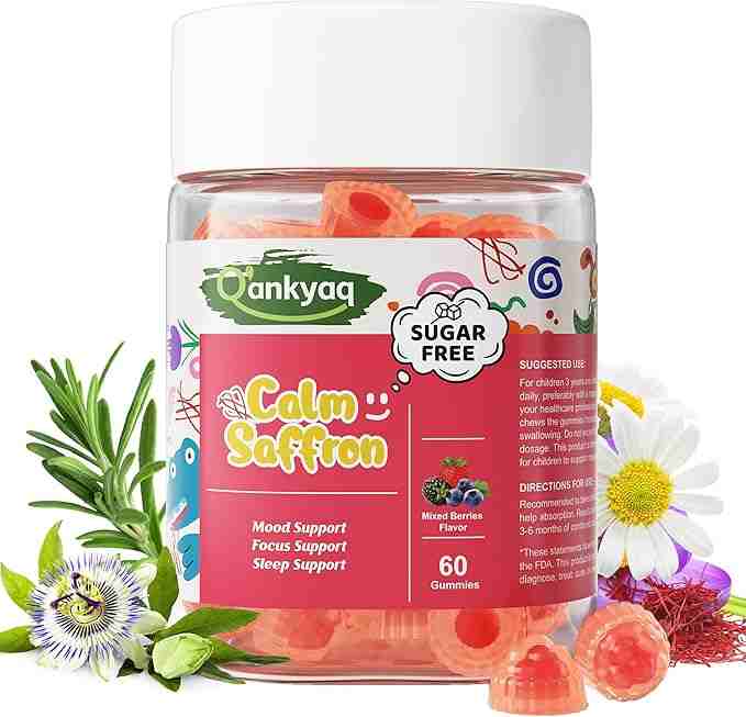 Kids Saffron Gummies, Ages 3+ by q'ankyaq