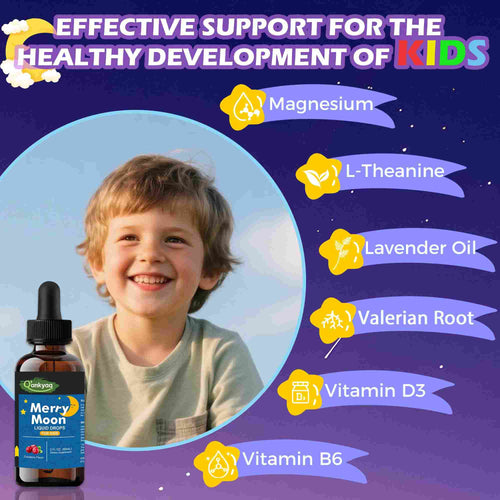 Kids Magnesium Liquid Drops — packaging detail
