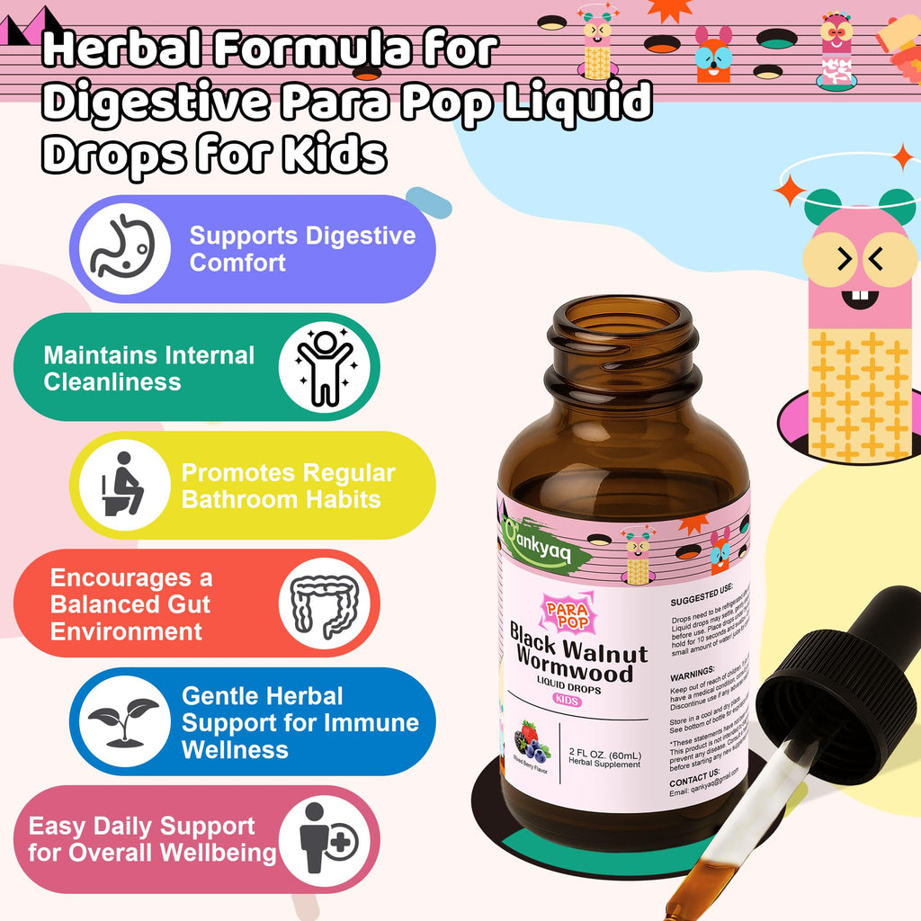 Kids Black Walnut & Wormwood Liquid Drops — view 5